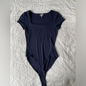 Blue Short Sleeve Bodysuit
